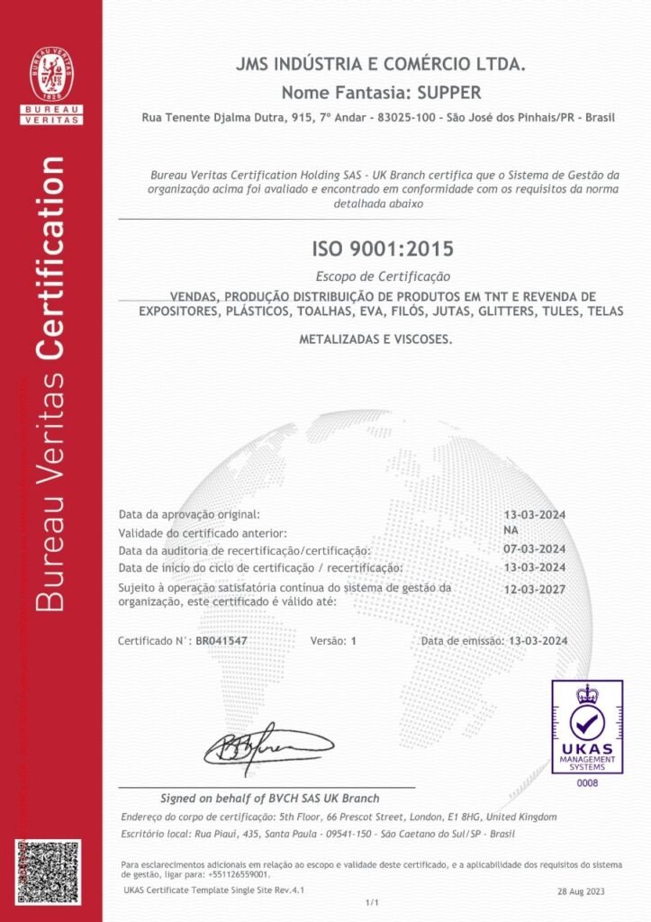 Imagem Certificado ISO 9001