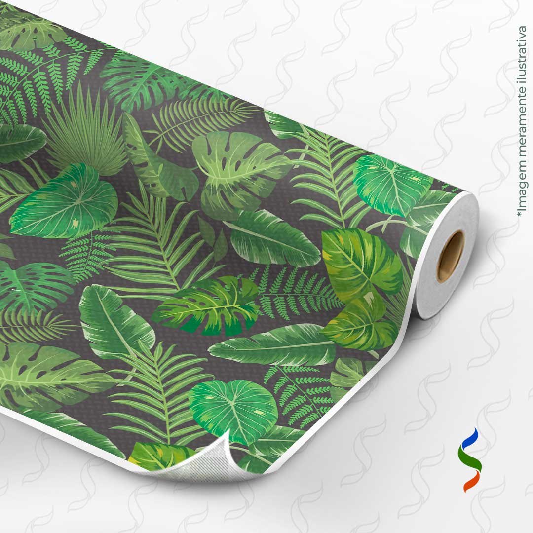 1100 B - Folhagem Fundo Preto