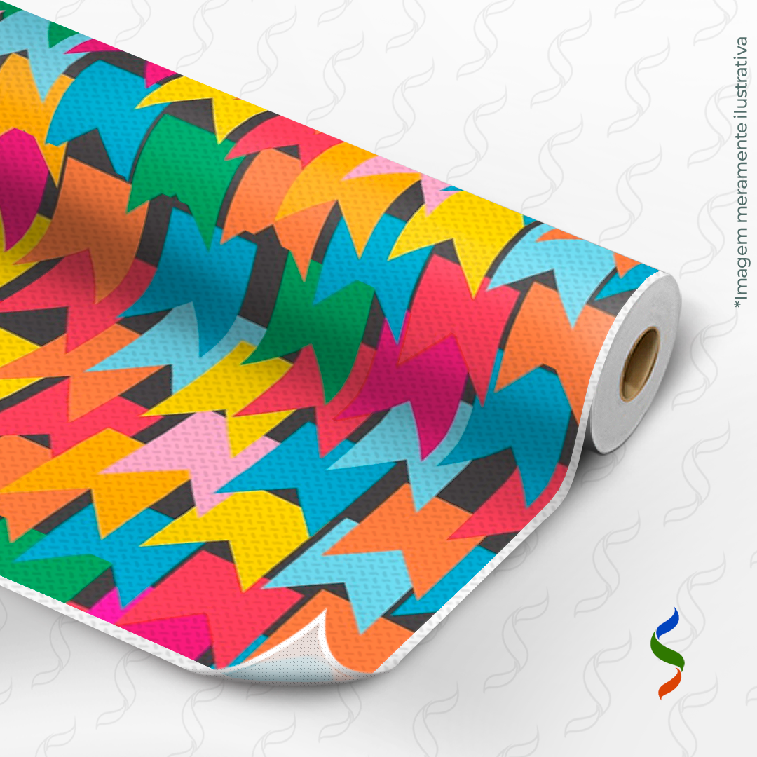 TNT Estampado 1250 A - Bandeirinhas Juninas