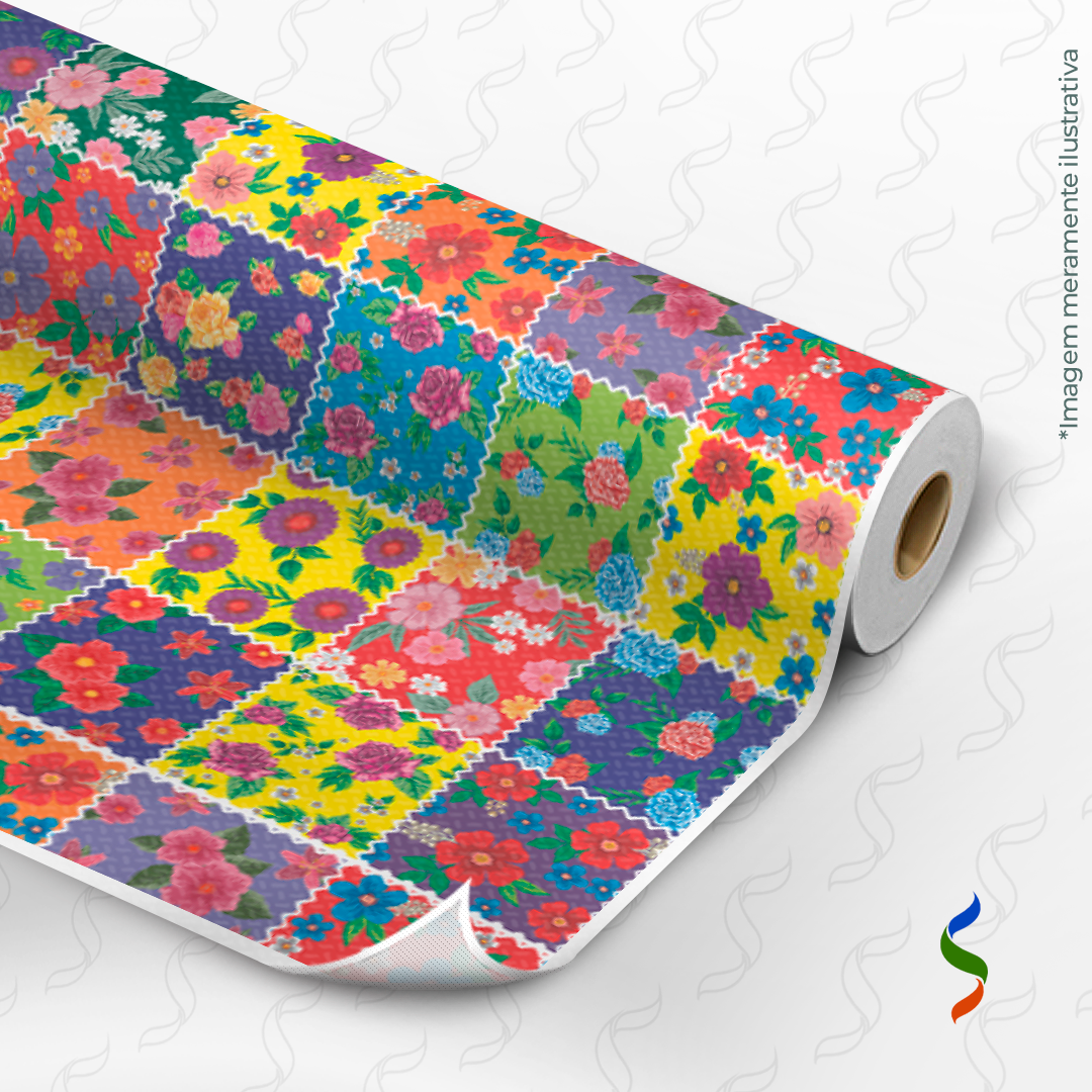 1251 A - Retalhos Patch Floral