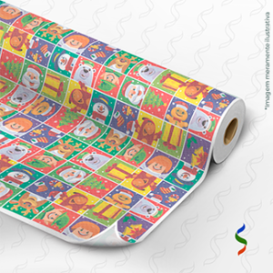 TNT Estampado 1192 A - Natal Colorido