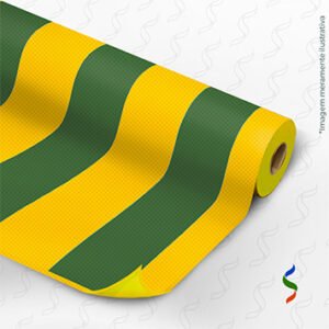 1014 E - Listra Verde Amarelo