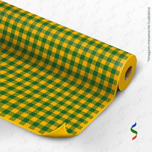 1025 Y - xadrez verde e amarelo