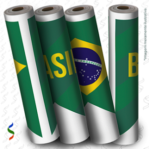TNT Estampado Barrado Torcida Brasil 1