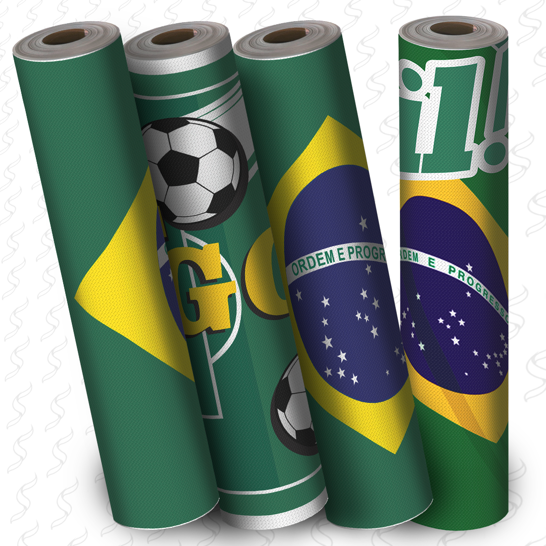 TNT Estampado Barrado Torcida Brasil 2
