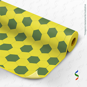 1029 A - gomos de futebol verde amarelo