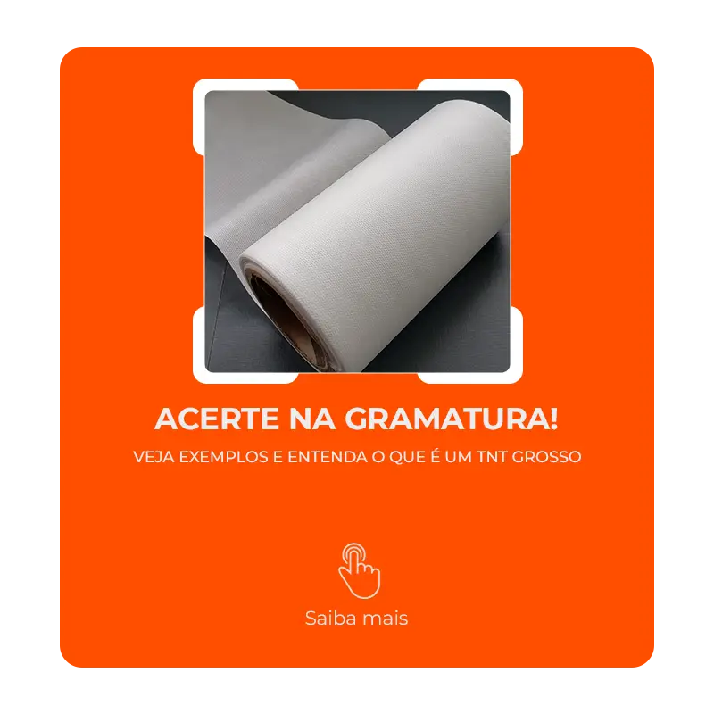 Qual a gramatura ideal do TNT? Veja exemplos
