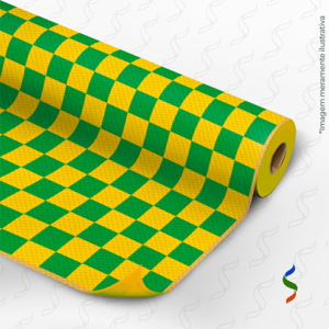 1008 D - Quadriculado Verde e Amarelo