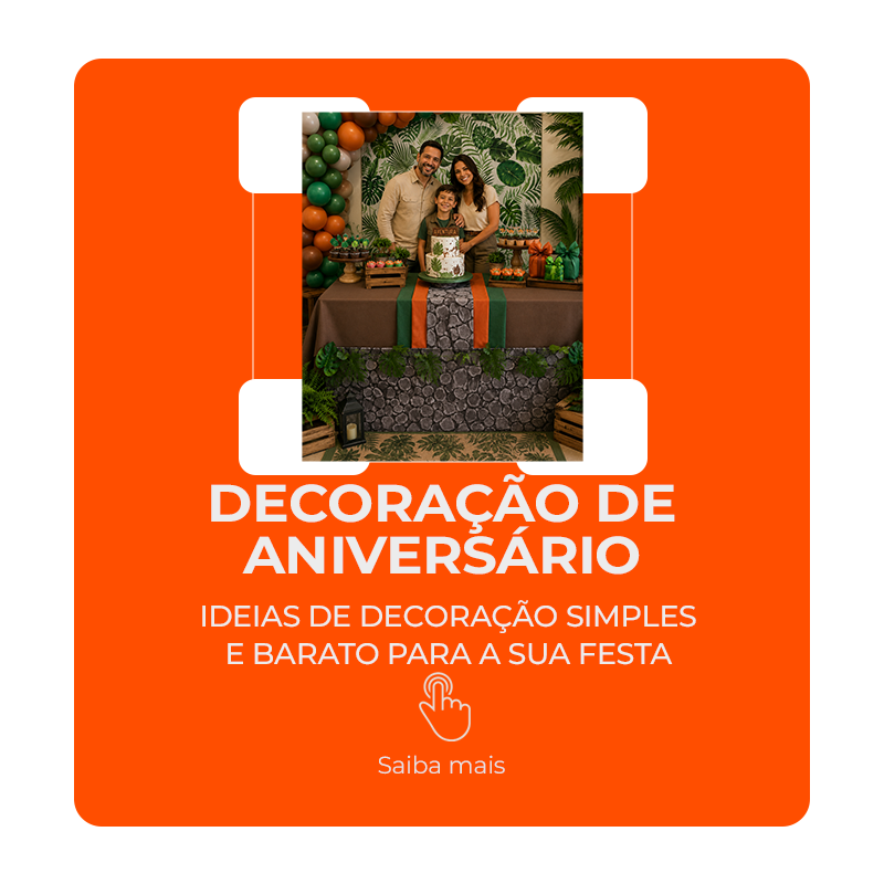 Decoração de aniversário simples