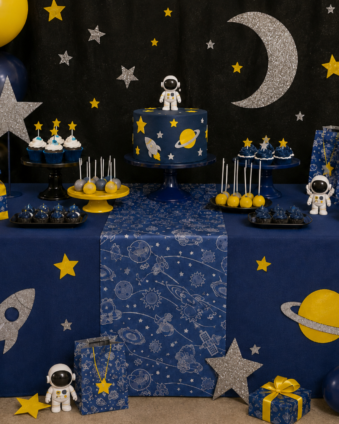 Tema astronauta - espaço com TNT Supper