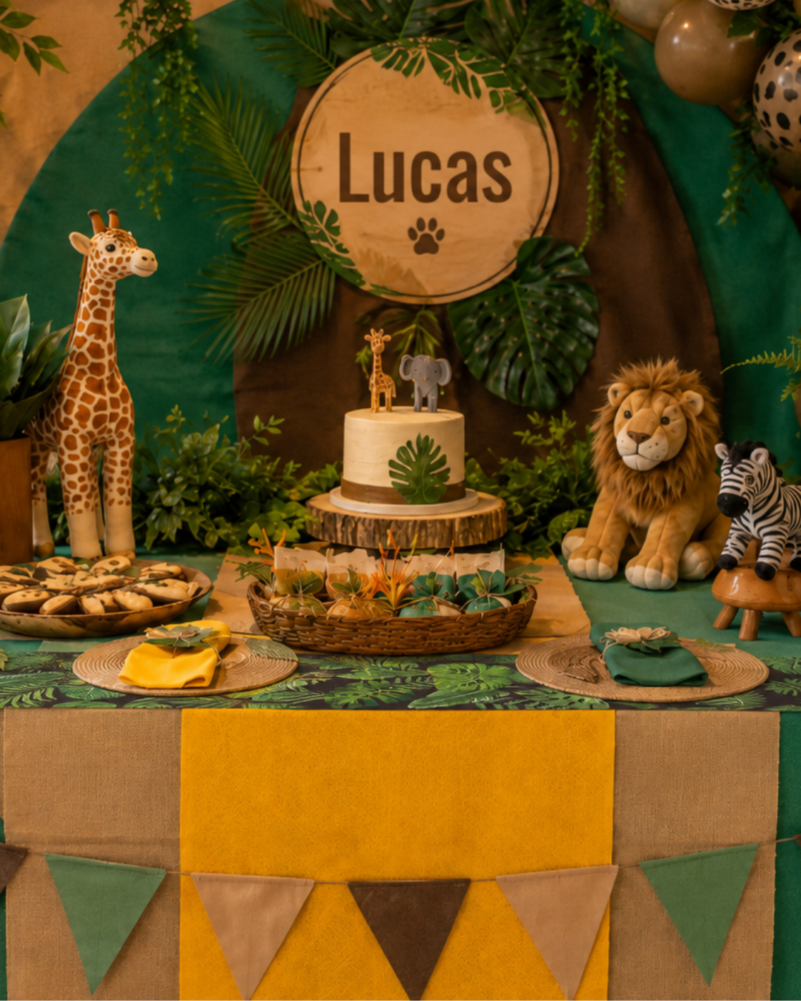 Tema safari- aventura com TNT Supper