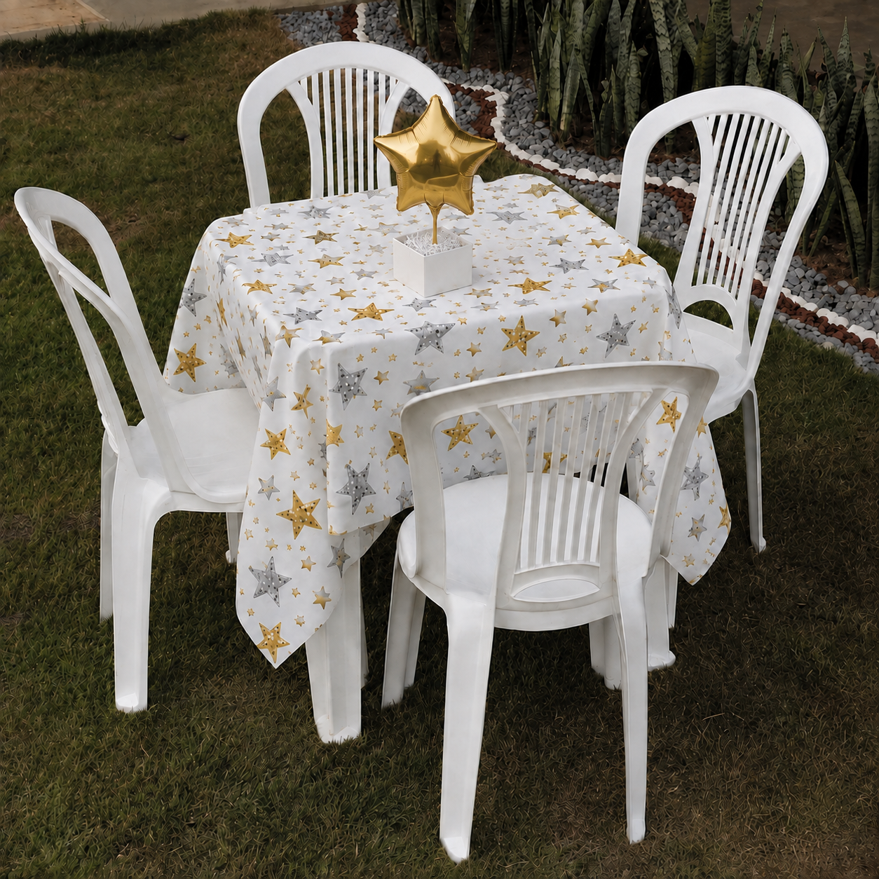 TNT estampado-1195 A - Estrela brilho.