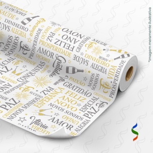 TNT Estampado 518 U - Releitura Ano Novo