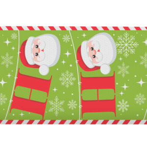 TNT Estampado Barrado Ho Ho Ho