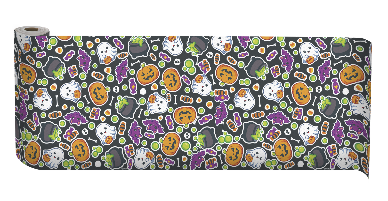 TNT Estampado Barrado Halloween Kids Preto