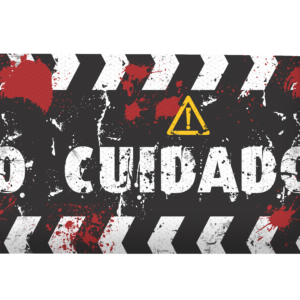 TNT Estampado Barrado Cuidado