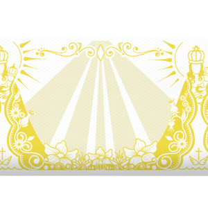 TNT Estampado Barrado Nossa Senhora Gold